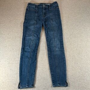 Pilcro and the Letterpress High-Rise Denim Leggings Jeans Size 27 EUC Anthro